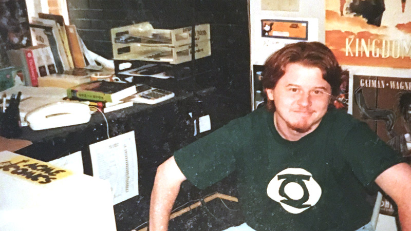 That's me, 18 years old working at the second Acme location, circa 1995. Photo © Jermaine Exum.